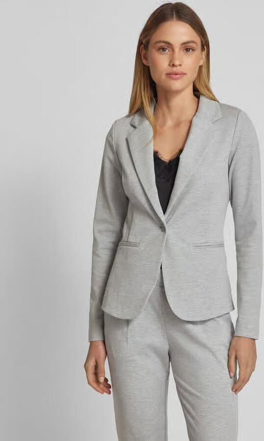 Ichi Slim fit blazer met paspelzakken model 'KATE' - Foto 2