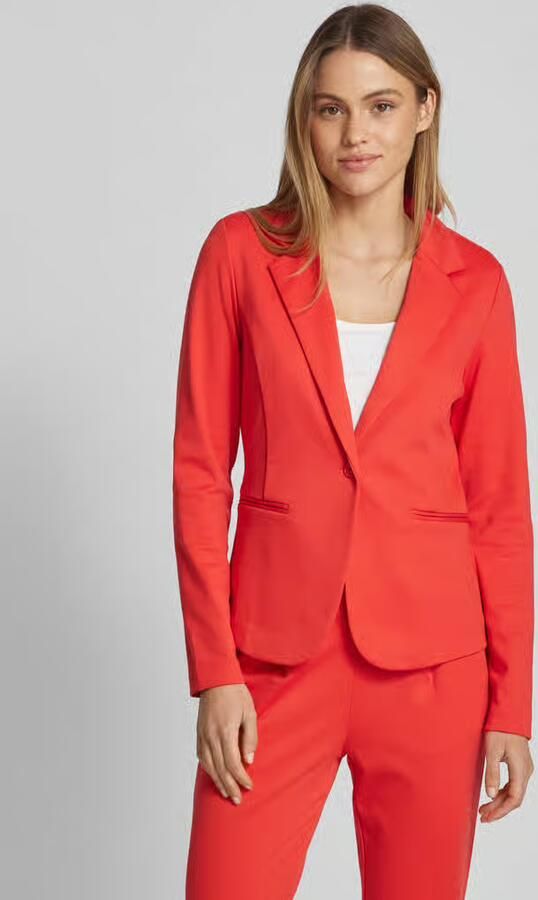 Ichi Slim fit blazer met paspelzakken model 'KATE' - Foto 5