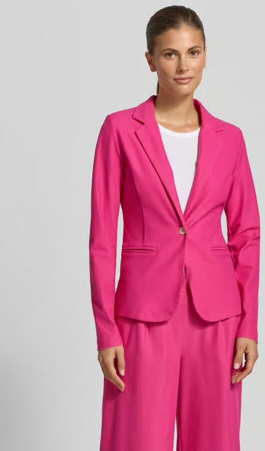 Ichi Slim fit blazer met paspelzakken model 'KATE' - Foto 3
