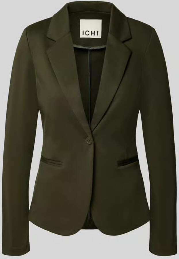 Ichi Slim fit blazer met paspelzakken model 'KATE'