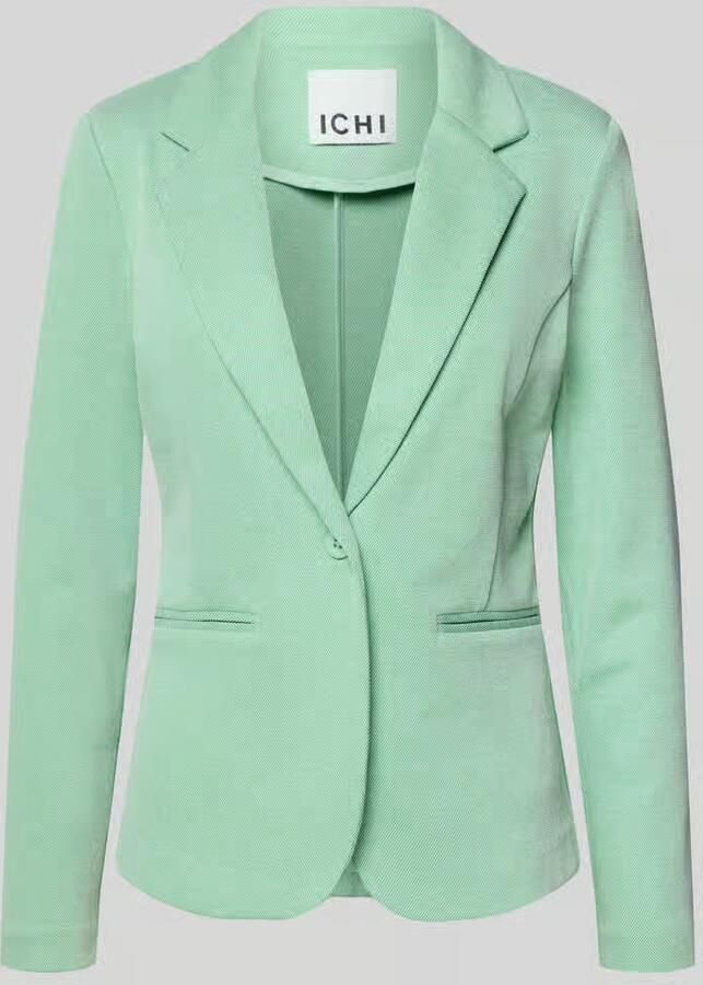 Ichi slim fit blazer met paspelzakken model 'KATE PIQUE' - Foto 2