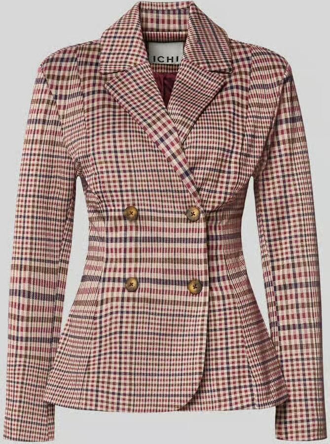 Ichi Slim fit blazer met viscose model 'Kate' - Foto 4
