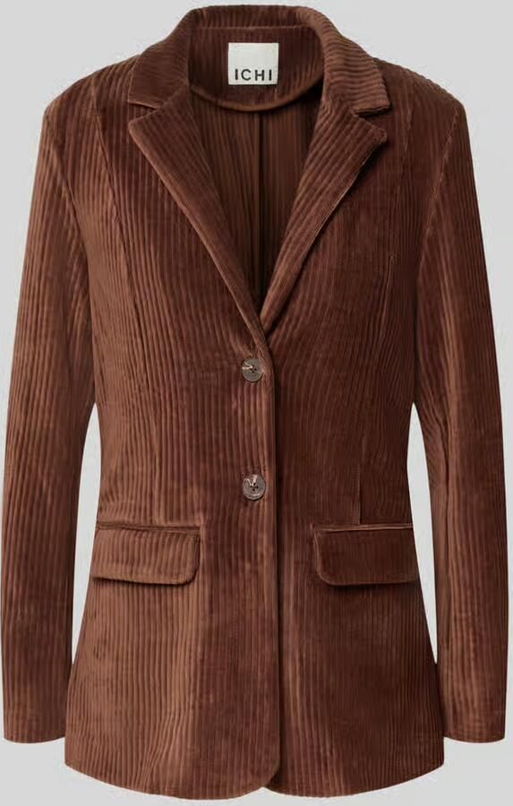 Ichi Slim Fit blazer van corduroy model 'TAMARY'