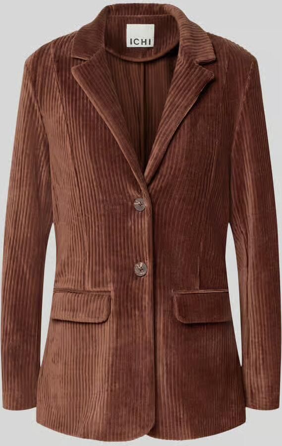 Ichi Slim Fit blazer van corduroy model 'TAMARY'
