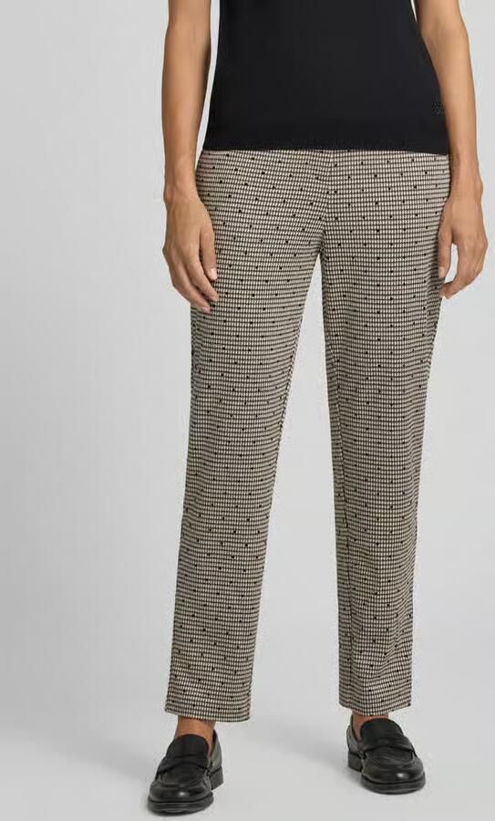 Ichi Slim fit broek met viscose model 'Kate' - Foto 5