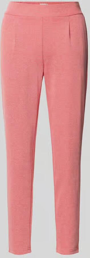 Ichi Slim fit stoffen broek met elastische band Model 'Kate' - Foto 2