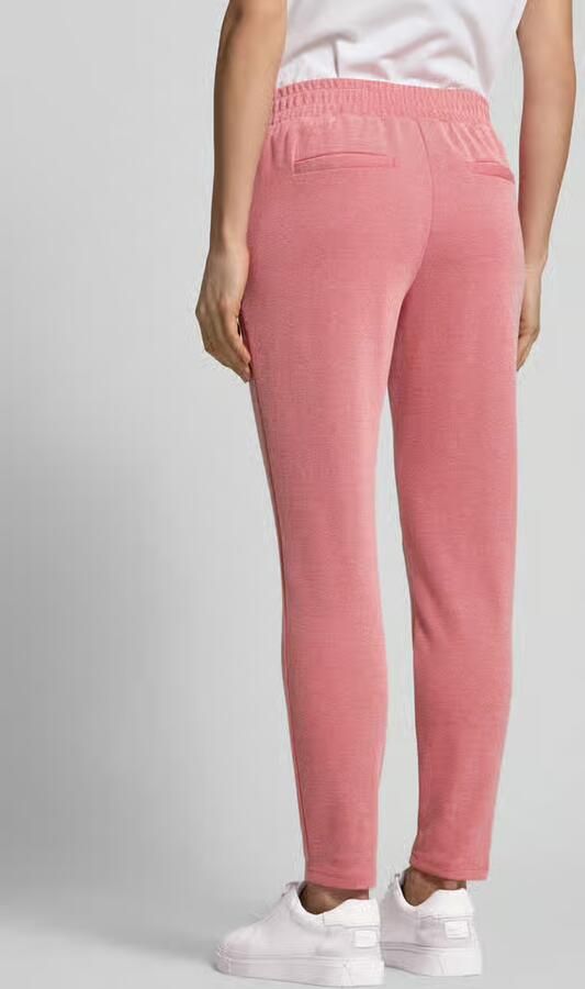 Ichi Slim fit stoffen broek met elastische band Model 'Kate' - Foto 3