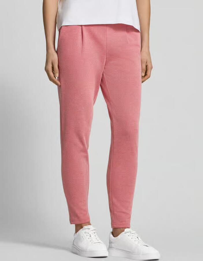 Ichi Slim fit stoffen broek met elastische band Model 'Kate' - Foto 2