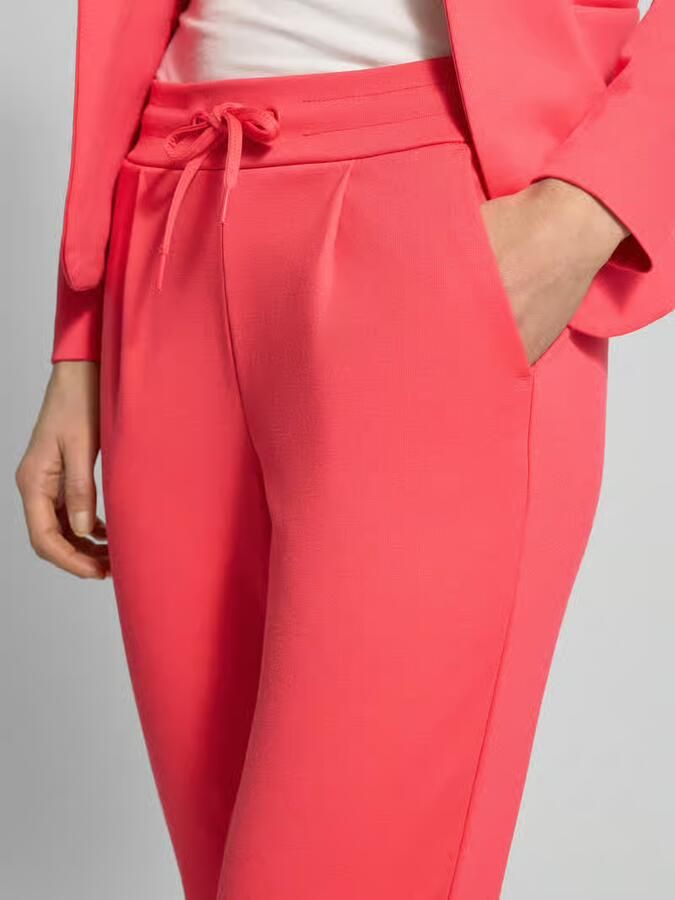 Ichi Slim fit stoffen broek met viscose model 'Kate'