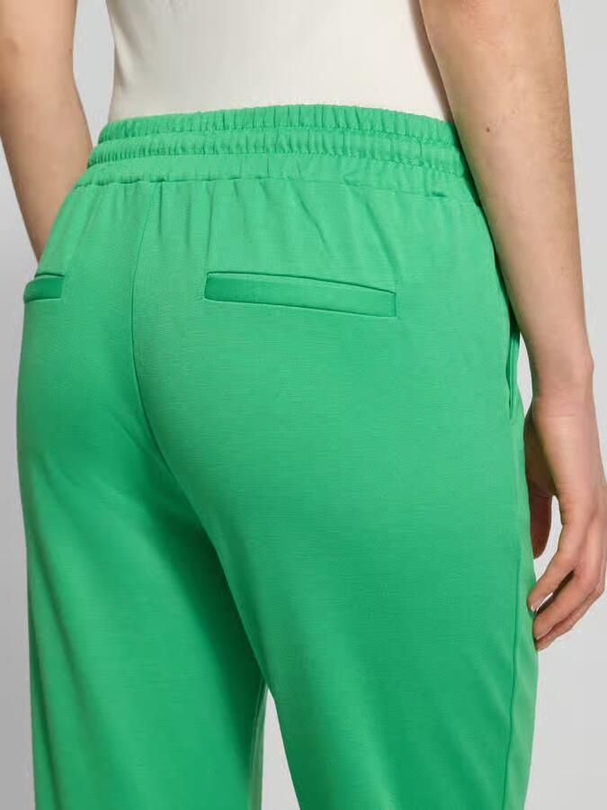 Ichi Slim fit stoffen broek met viscose model 'Kate'