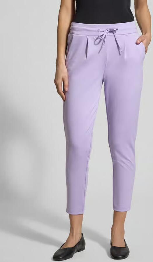 Ichi Slim fit stoffen broek Met viscose Model 'Kate' - Foto 4