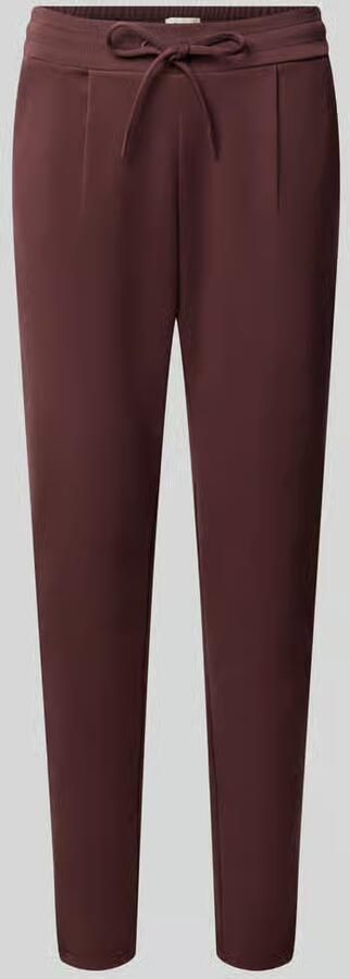 Ichi Slim fit stoffen broek van elastische mix van viscose model 'KATE'