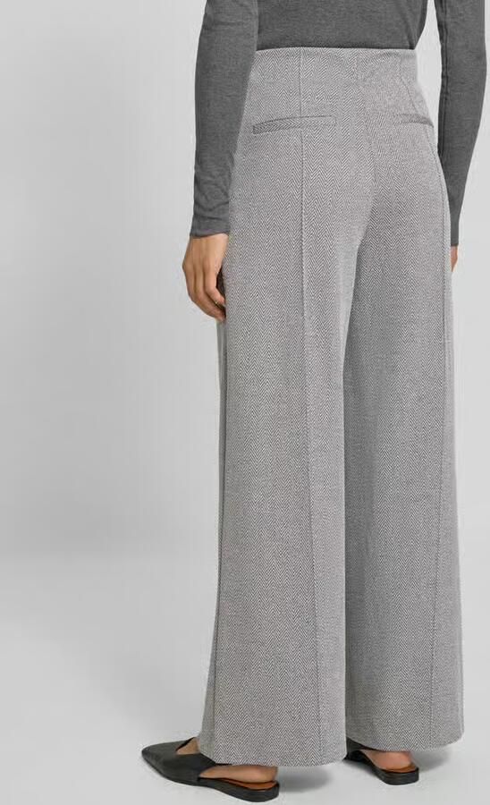 Ichi Stoffen broek met achterzakken model 'KATE'