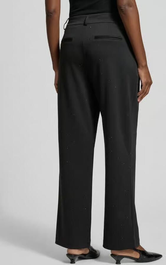 Ichi Stoffen broek met achterzakken model 'KATE'