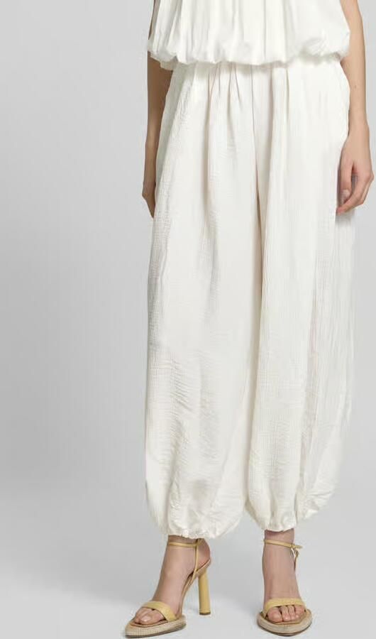Ichi stoffen broek met elastische band model 'BALLON' - Foto 3