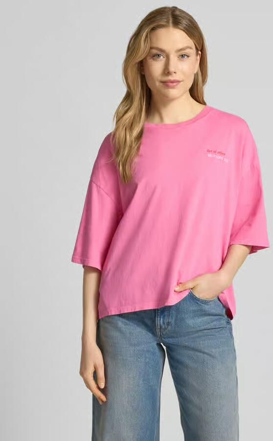 Ichi T-shirt met motiefprint op de achterkant model 'NICA' - Foto 3