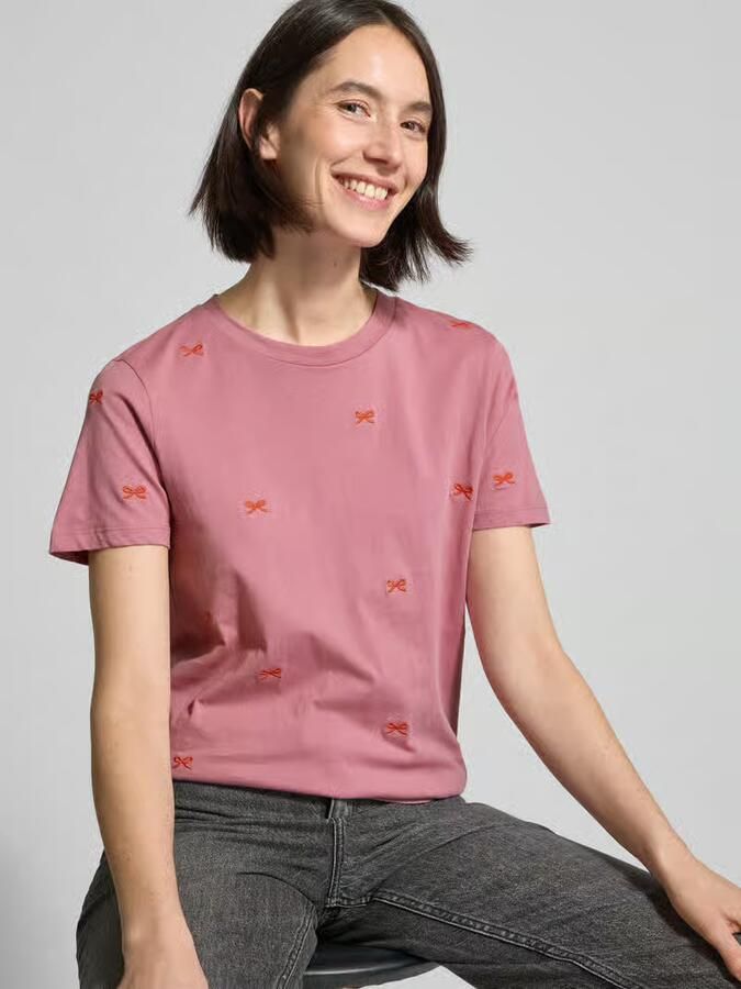 Ichi T-shirt met motiefstitching model 'CAMINO' - Foto 5