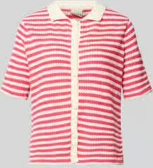 Ichi T-shirt met polokraag en knoopsluiting model 'LORIANNA'