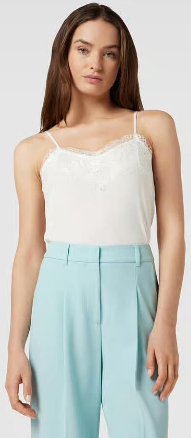 Ichi Cloud Dancer Kant Top White Dames - Foto 3