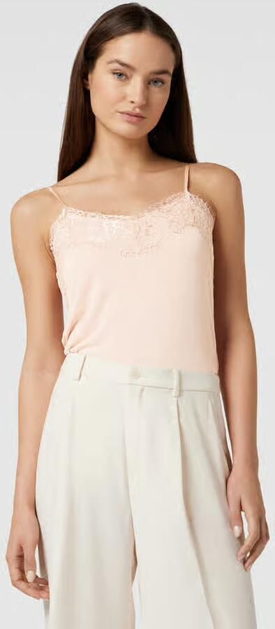Ichi Rose Dust Kant Top Beige Dames - Foto 3