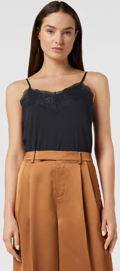 Ichi Zwarte Kant Top & T-Shirts Black Dames - Foto 3