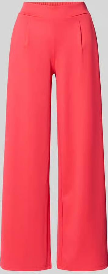 Ichi Wide fit broek met elastische band model 'KATE'