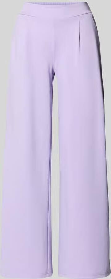 Ichi Wide fit broek met elastische band model 'KATE'