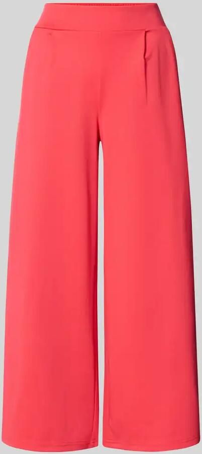 Ichi Wide fit broek met elastische band model 'Kate'