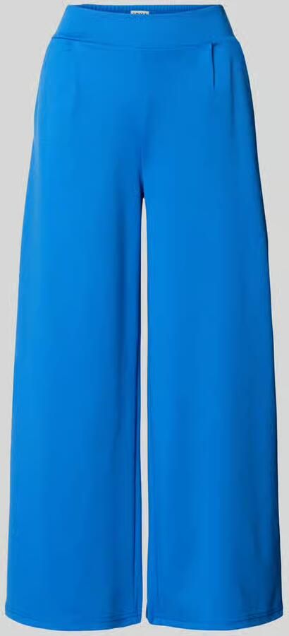 Ichi Wide fit broek met elastische band model 'Kate'
