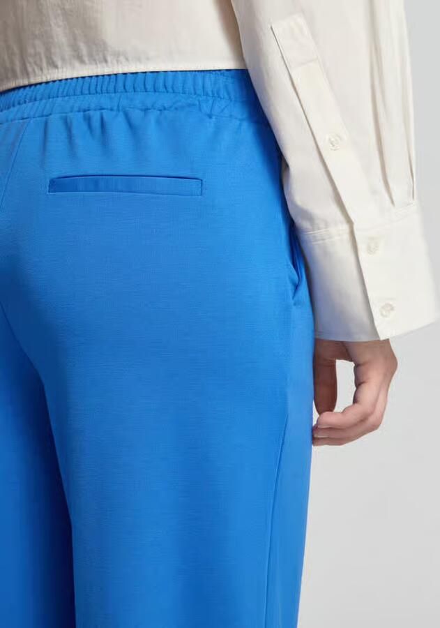 Ichi Wide fit broek met elastische band model 'KATE' - Foto 2