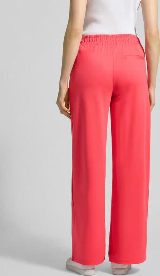 Ichi Wide fit broek met elastische band model 'KATE'