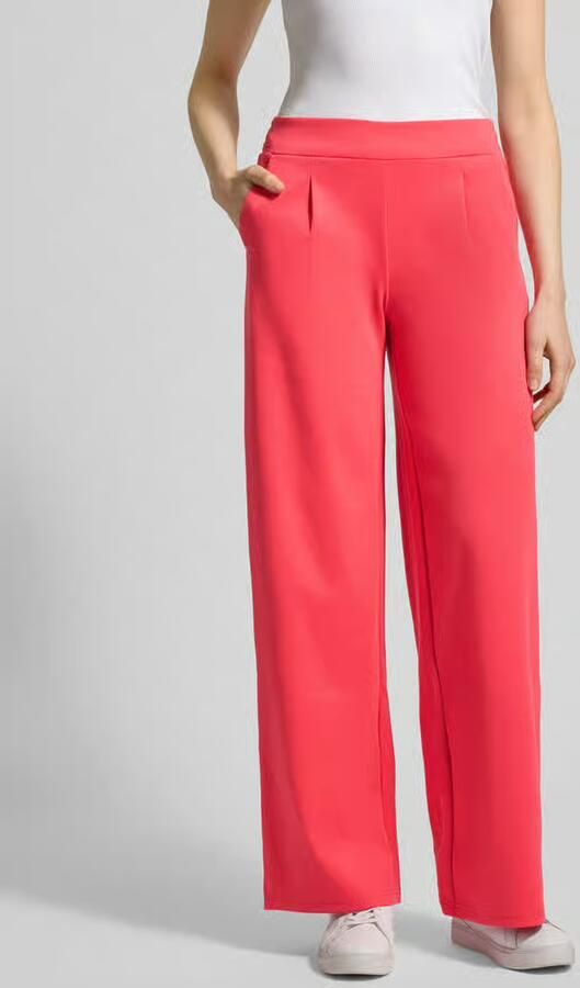 Ichi Wide fit broek met elastische band model 'KATE' - Foto 3