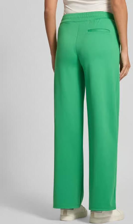 Ichi Wide fit broek met elastische band model 'KATE'
