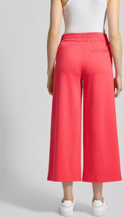 Ichi Wide fit broek met elastische band model 'Kate' - Foto 3