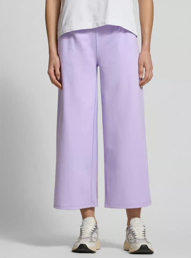 Ichi Wide fit broek met elastische band model 'Kate' - Foto 2