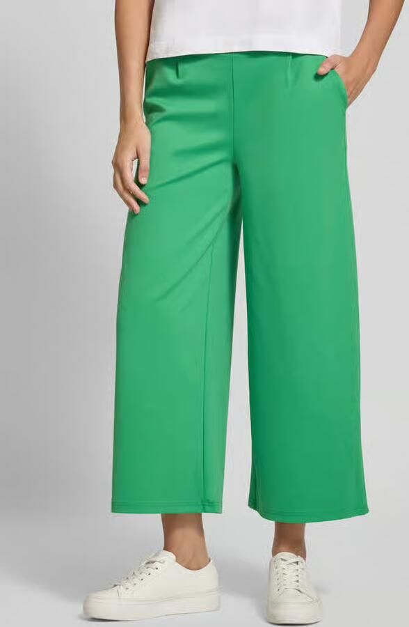 Ichi Wide fit broek met elastische band model 'Kate' - Foto 2