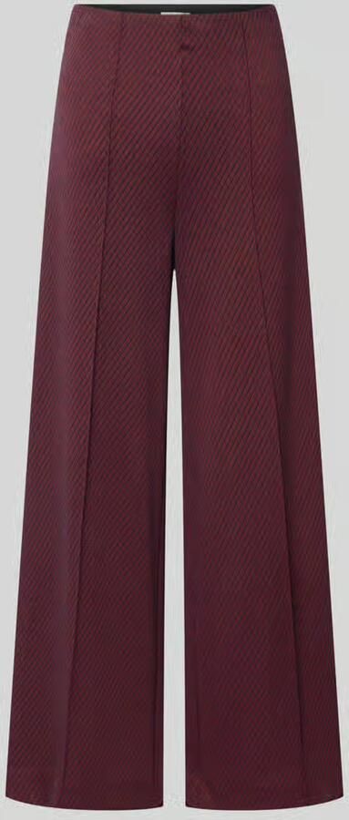 Ichi wide fit broek met viscose model 'Kate'