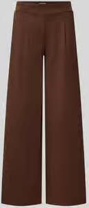 Ichi wide fit broek met viscose model 'Kate'