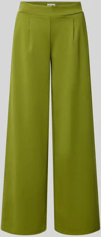Ichi wide fit broek met viscose model 'Kate'