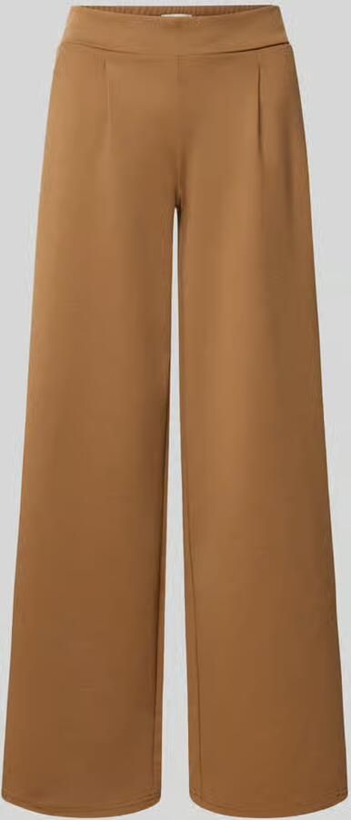 Ichi wide fit broek met viscose model 'Kate'