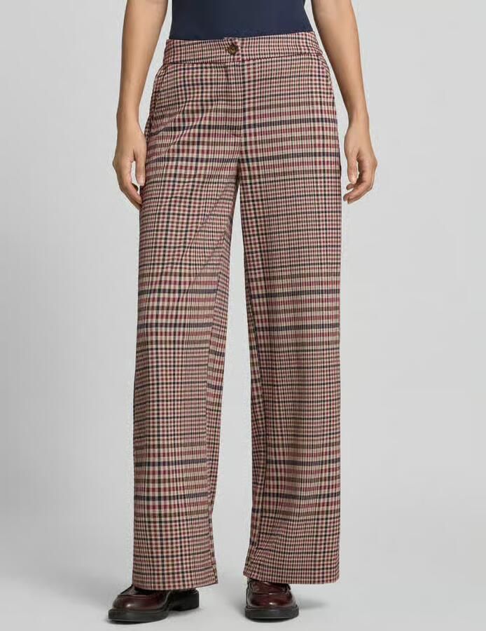 Ichi wide fit broek met viscose model 'Kate' - Foto 3