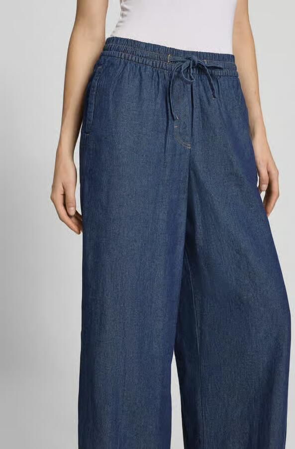 Ichi Wide fit Jeans met elastische band Model 'Archer'