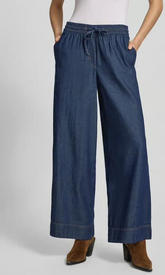 Ichi Wide fit Jeans met elastische band Model 'Archer' - Foto 3