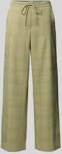 Ichi Wide fit stoffen broek Met viscose Model 'Joli'