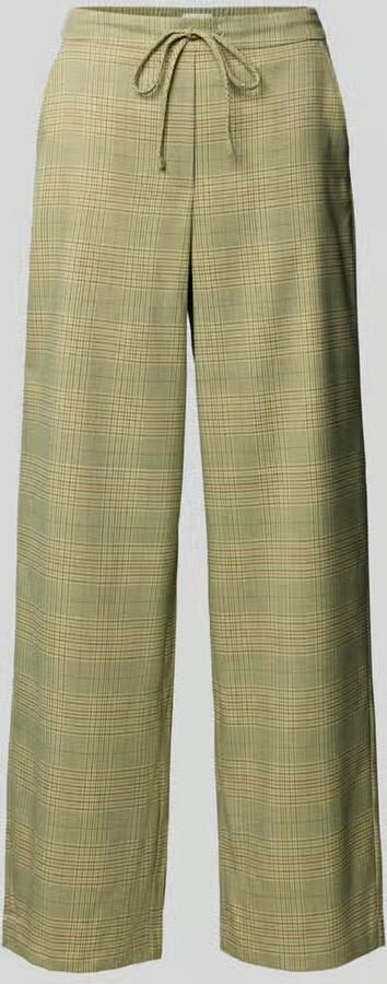 Ichi Wide fit stoffen broek Met viscose Model 'Joli'