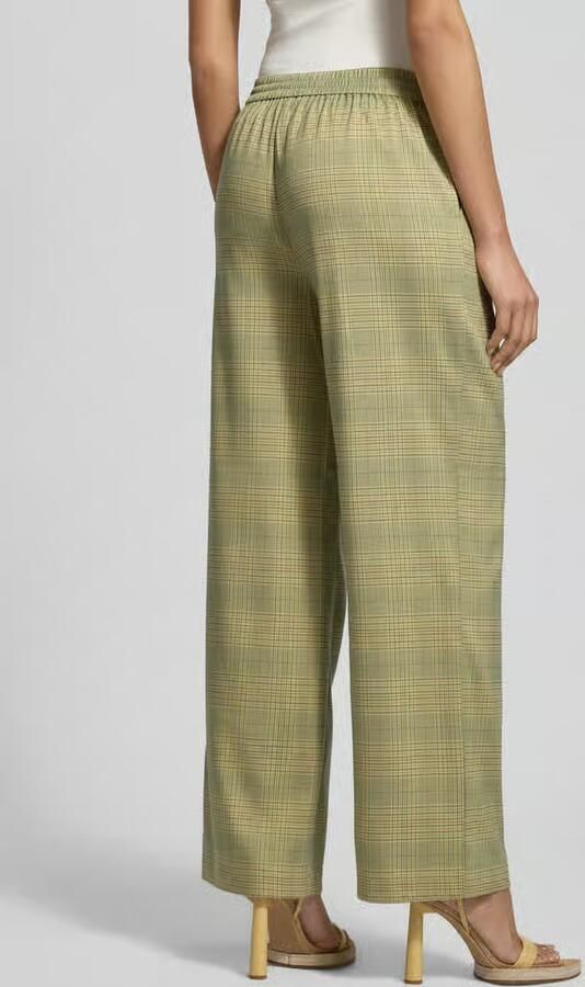 Ichi Wide fit stoffen broek Met viscose Model 'Joli' - Foto 3