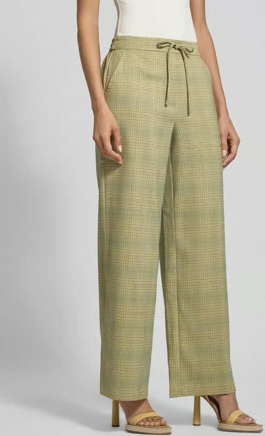 Ichi Wide fit stoffen broek Met viscose Model 'Joli' - Foto 2