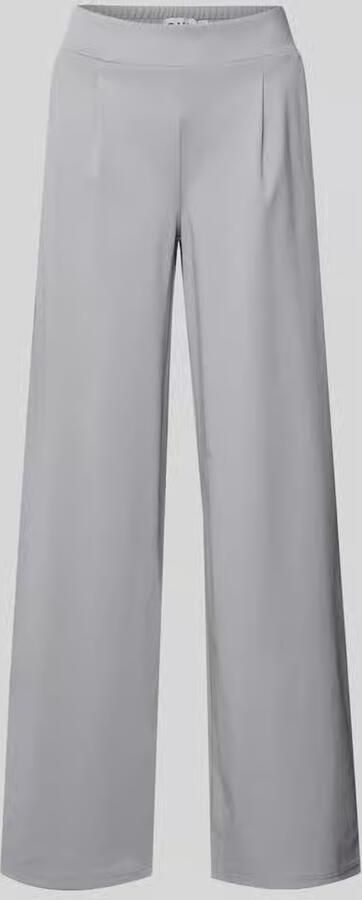 Ichi Wide fit stoffen broek met viscose model 'Kate'