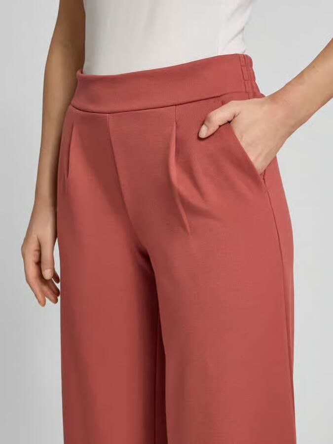 Ichi Wide fit stoffen broek met viscose model 'Kate' - Foto 2
