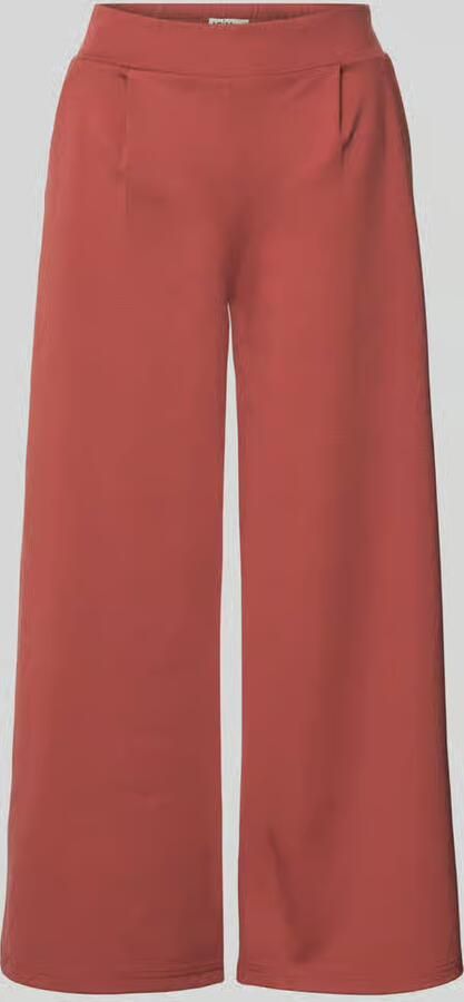 Ichi Wide fit stoffen broek met viscose model 'Kate'